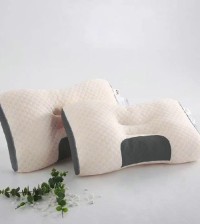 Orthopedic Massage Pillow for Neck and Vertebrae Protection Height Reduction Sleeping Pillow Bedroom Relaxing Sleep