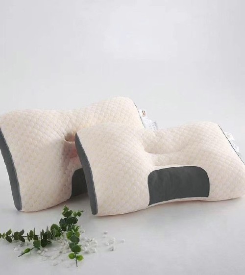 Orthopedic Massage Pillow for Neck and Vertebrae Protection Height Reduction Sleeping Pillow Bedroom Relaxing Sleep